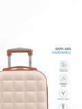 Flight Knight cream cabin suitcase 55x35x20cm, imported from the UK