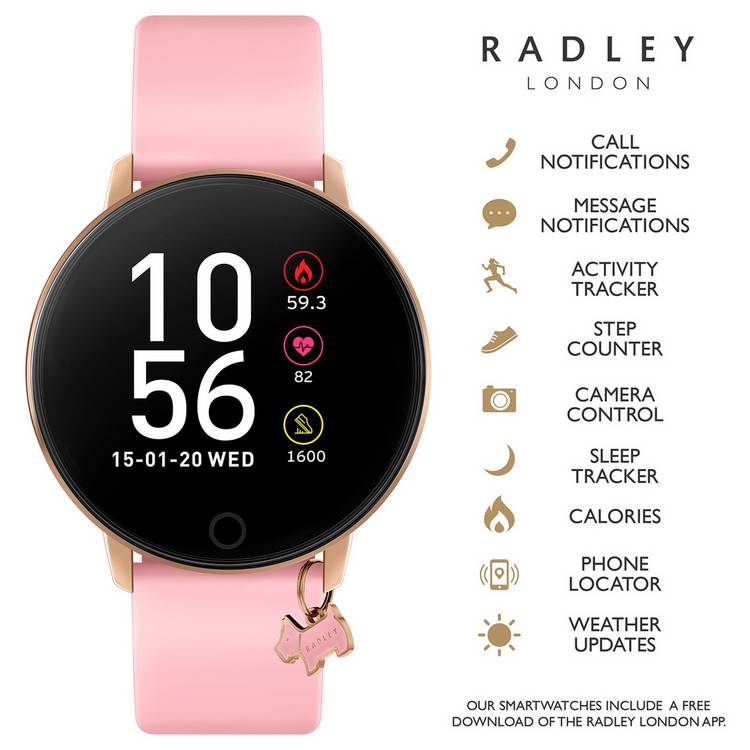 Radley London Series 5 blush pink smartwatch (British brand)