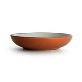 Habitat speckle stoneware pasta bowl set rust 4 piece, UK version