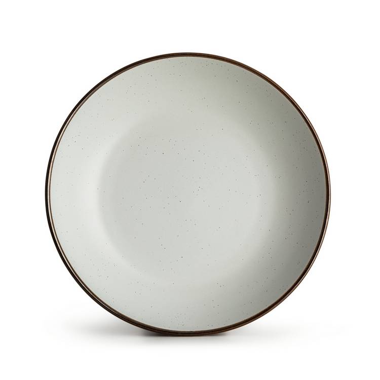Habitat speckle stoneware pasta bowl set rust 4 piece, UK version