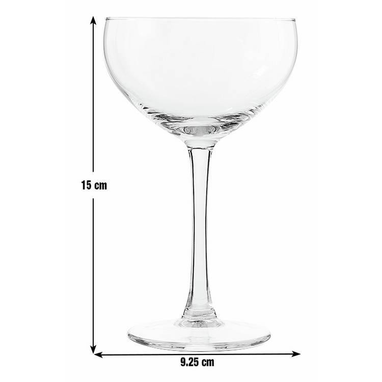 Habitat Portofino set of 2 champagne coupe glasses, imported from the UK