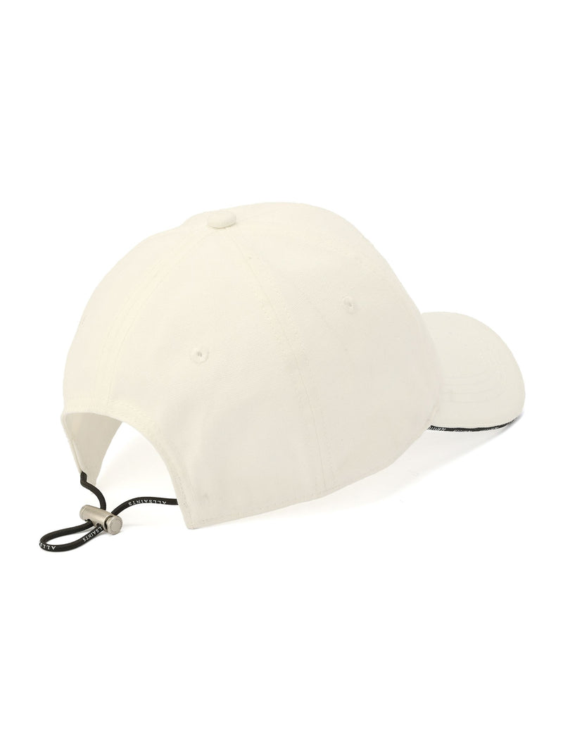 AllSaints white Gothic Lace square baseball cap - British product