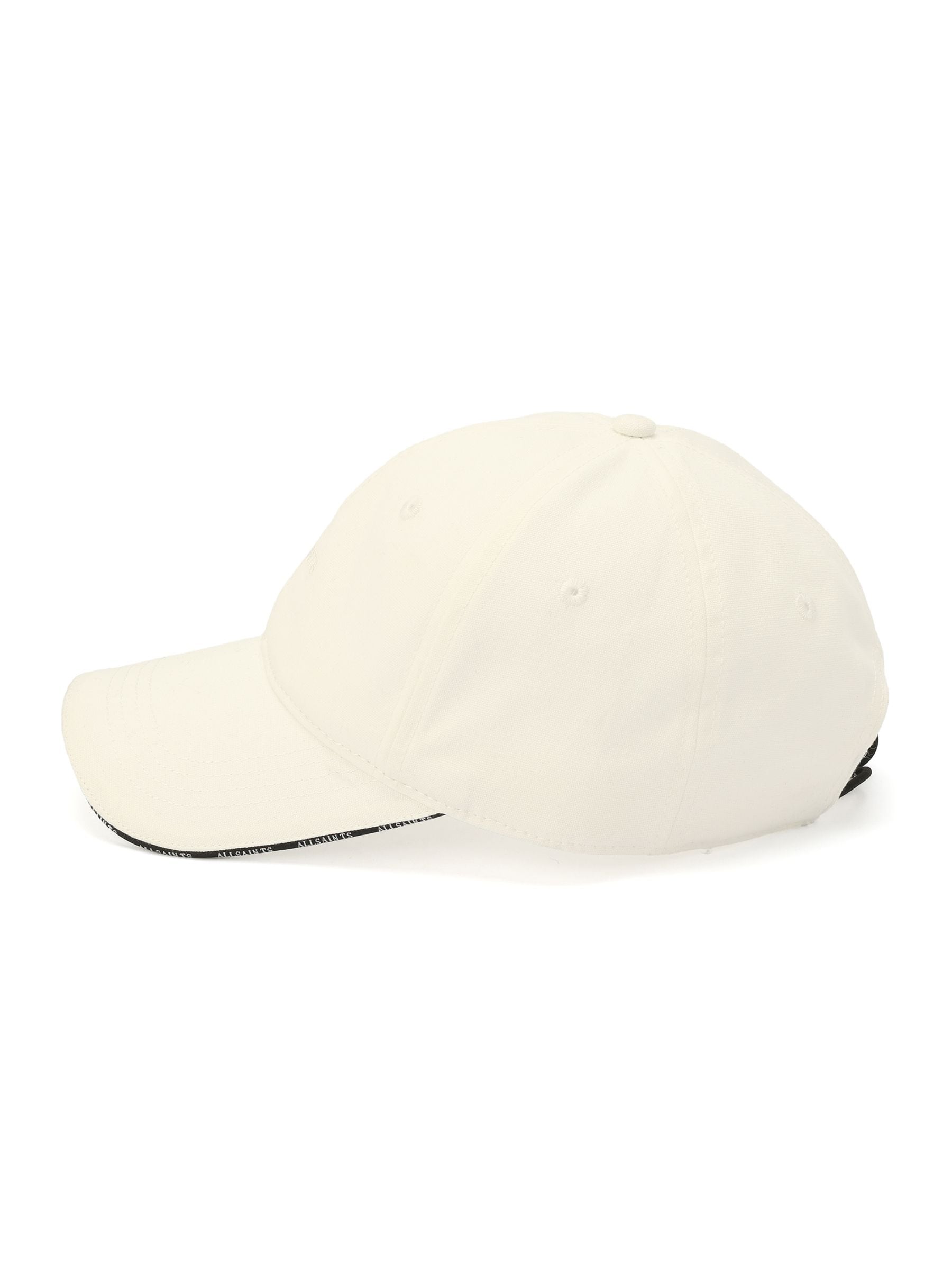 AllSaints white Gothic Lace square baseball cap - British product