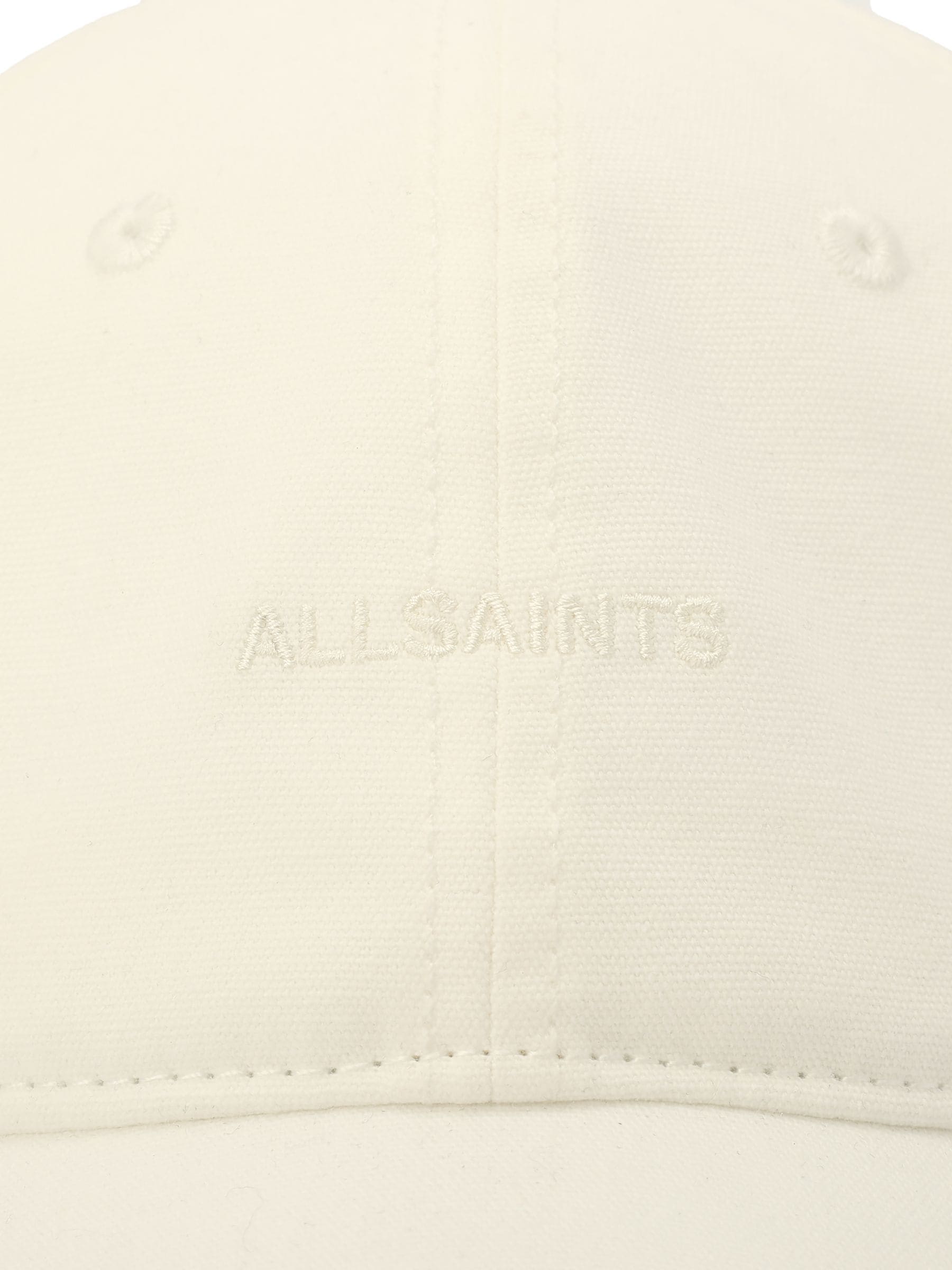 AllSaints white Gothic Lace square baseball cap - British product