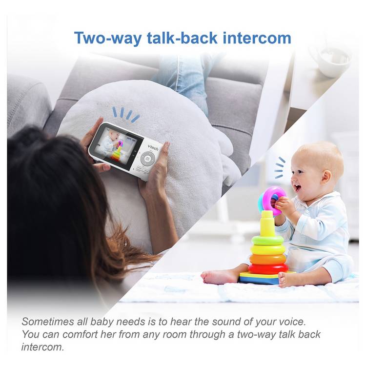 Vtech VM3254 2.8 inch colour video baby monitor, UK version