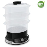 Tefal ultracompact 3 bowl steamer black, UK version