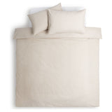 Habitat Seersucker Plain Taupe Bedding Set - Double