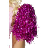 Smiffys metallic pink pom poms pair - British product