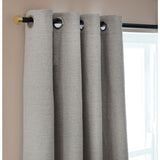 Habitat grey chenille eyelet curtains 117x137cm - British product
