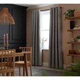 Habitat grey chenille eyelet curtains 117x137cm - British product