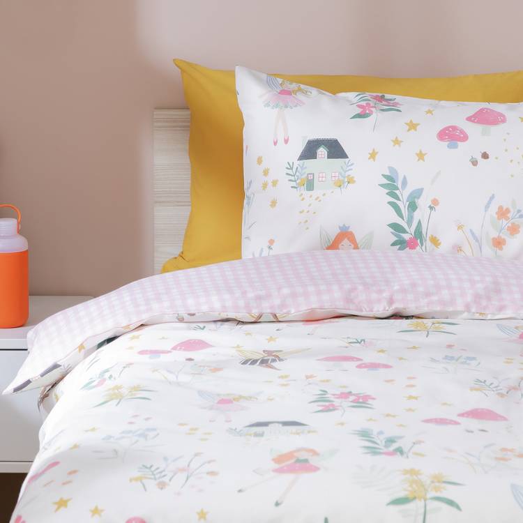 Habitat kids bedding set Glowing Fairies Pink single, UK version