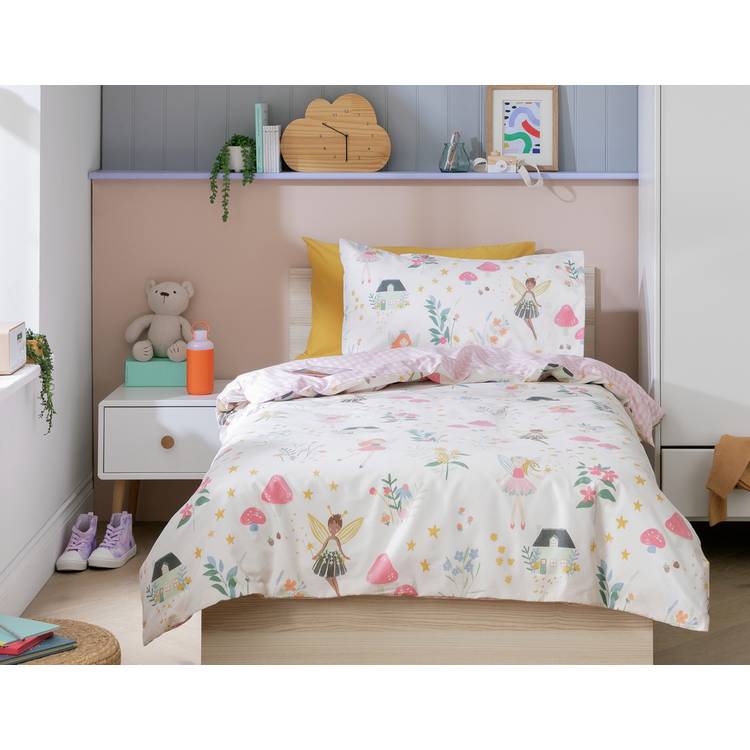 Habitat kids bedding set Glowing Fairies Pink single, UK version