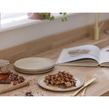 Habitat Evora natural dinner plates 28cm set - British product