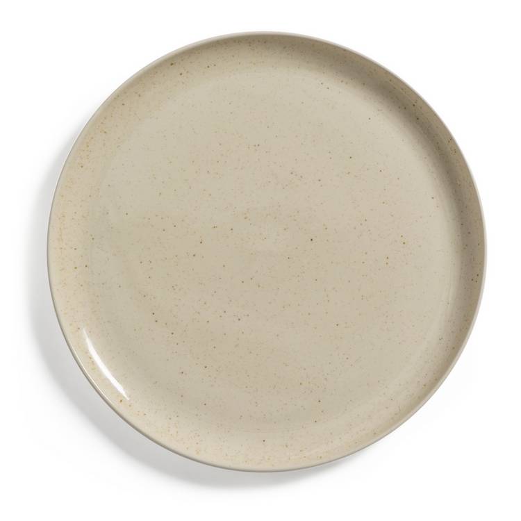 Habitat Evora natural dinner plates 28cm set - British product
