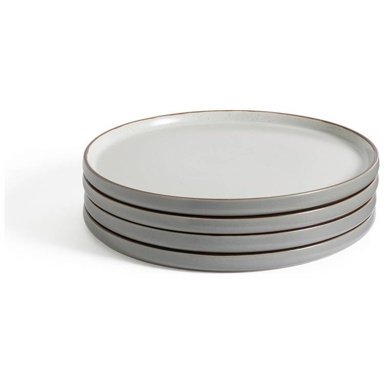 Habitat speckle grey dinner plates set of 4 (British brand)