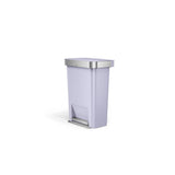 Simplehuman pedal bin lilac 45 litre (British brand)