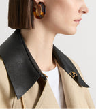 Grandes boucles d'oreilles huggie écaille de tortue Givenchy, version UK