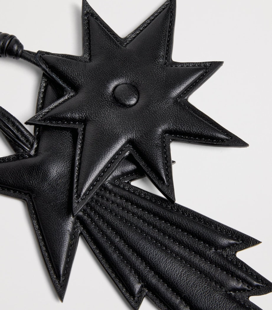 Yves Salomon star keyring lamb leather (British brand)