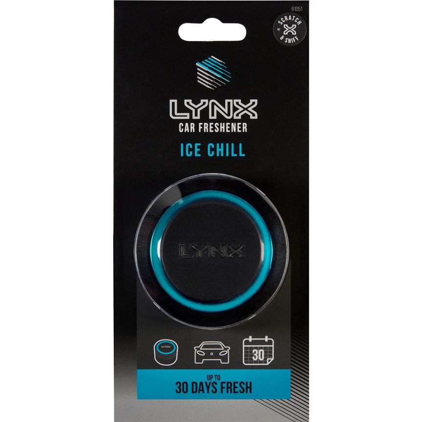 Lynx Gel Can Car Freshener - Ice Chill DIY ASDA   