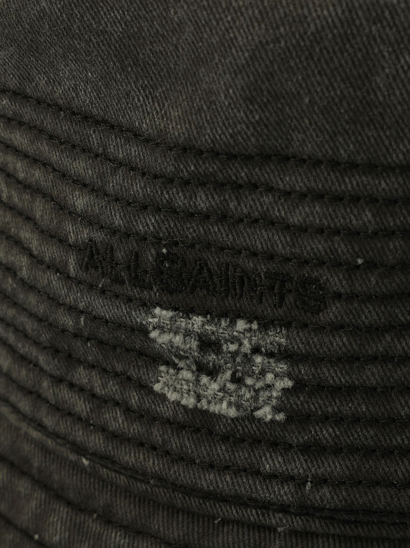 AllSaints Black Mason bucket cap, UK version