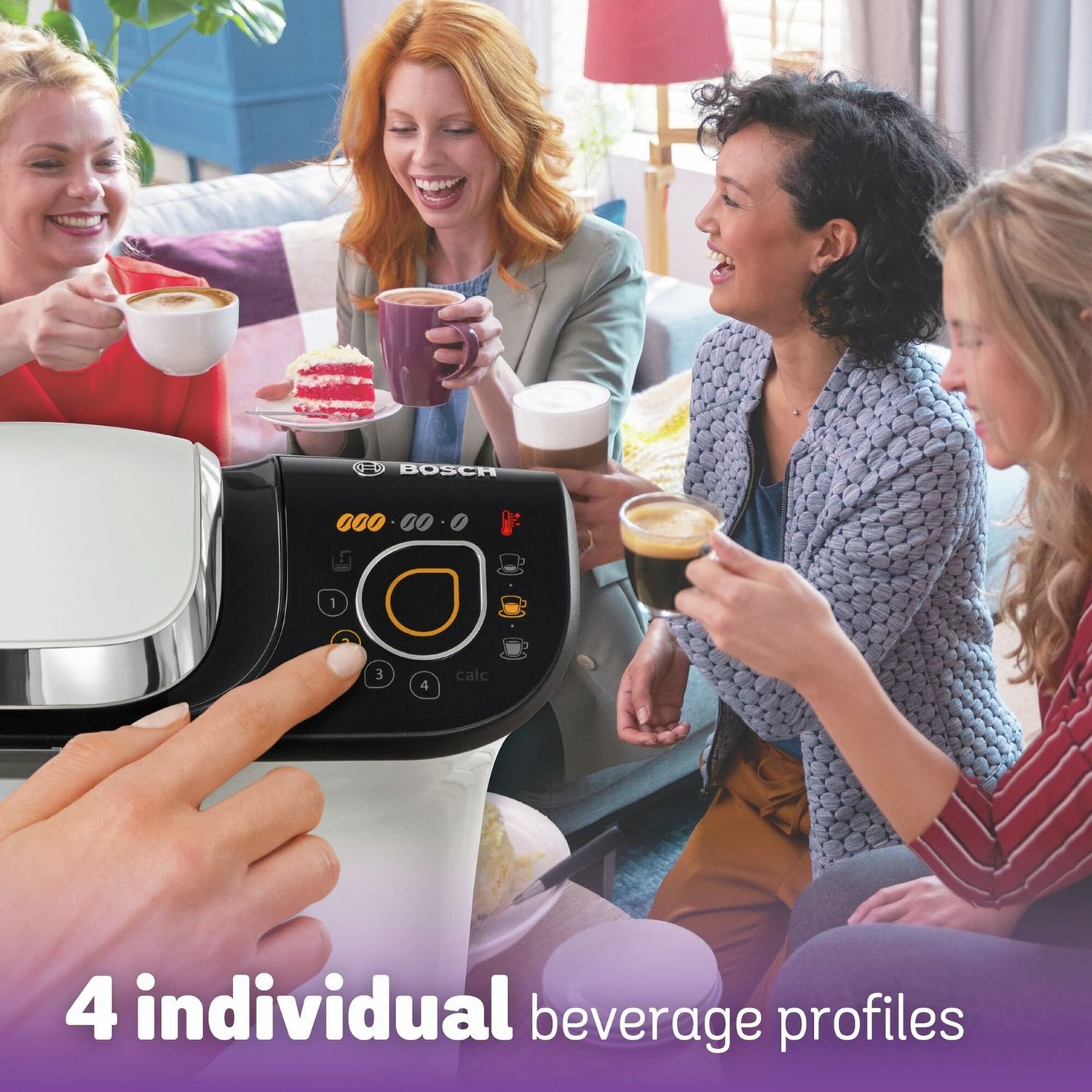 Tassimo by Bosch coffee machine white, imported from the UK