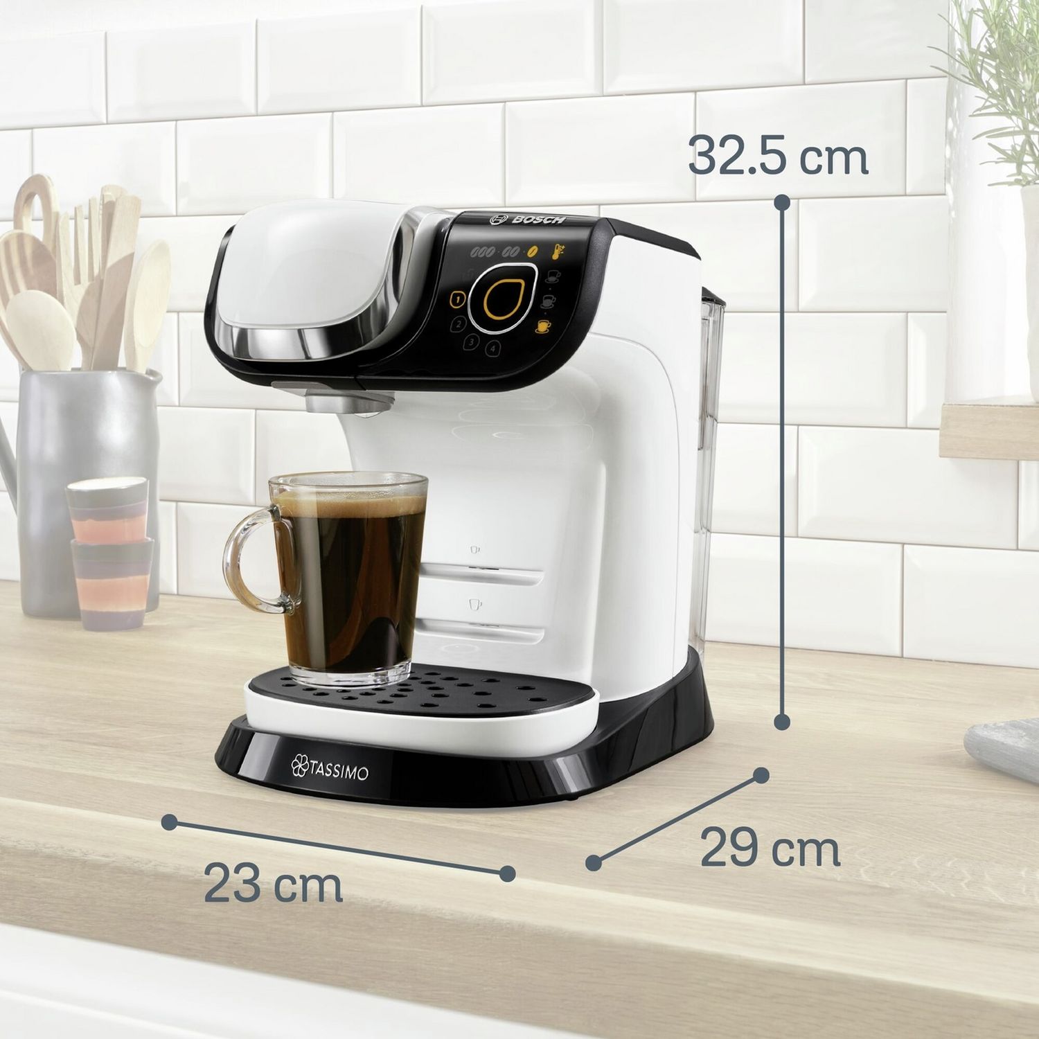 Tassimo by Bosch coffee machine white, imported from the UK