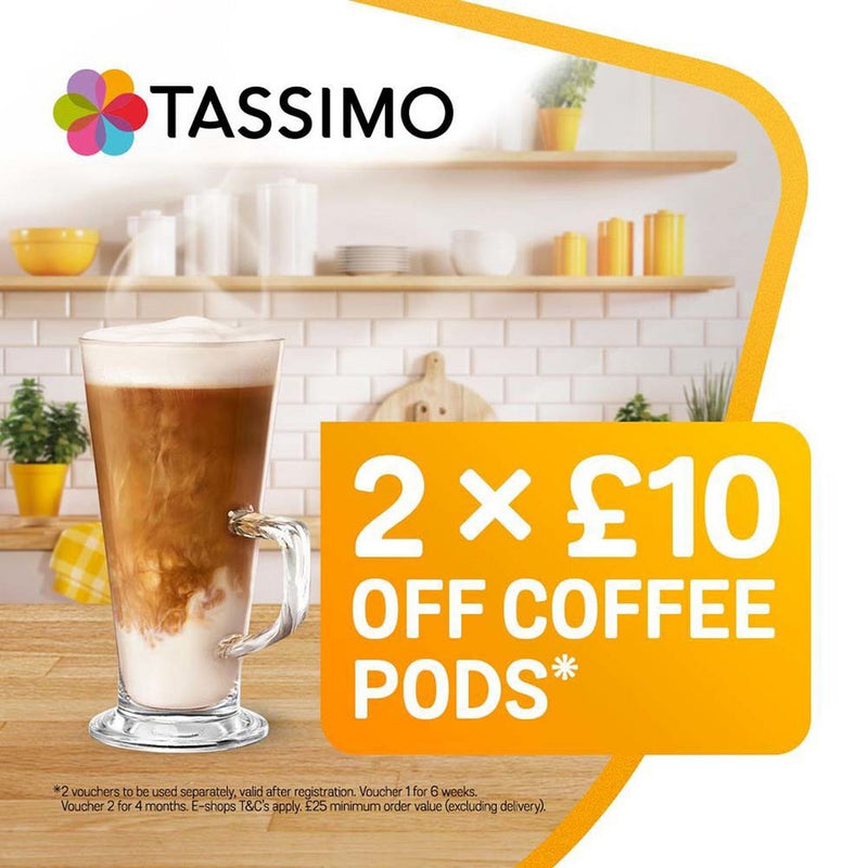 Tassimo by Bosch coffee machine white, imported from the UK