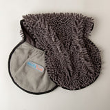 Scruffs Noodle grey pet drying towel 80x30cm - British product