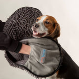 Scruffs Noodle grey pet drying towel 80x30cm - British product