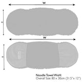 Scruffs Noodle grey pet drying towel 80x30cm - British product