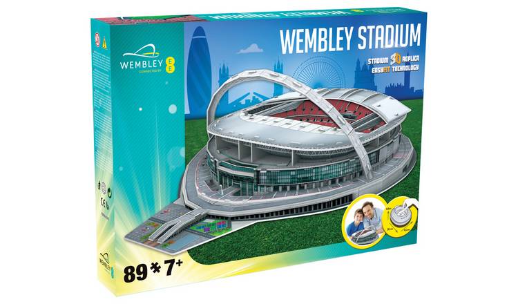 Wembley FA Football Stadium 3D Model Kit Puzzle GOODS Argos