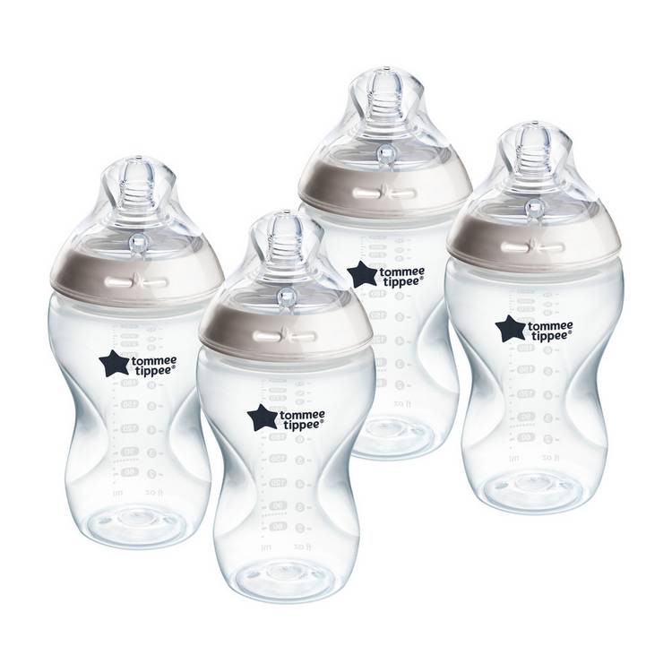Tommee Tippee Natural Start Anti-Colic baby bottle pack of 4 340ml, imported from the UK