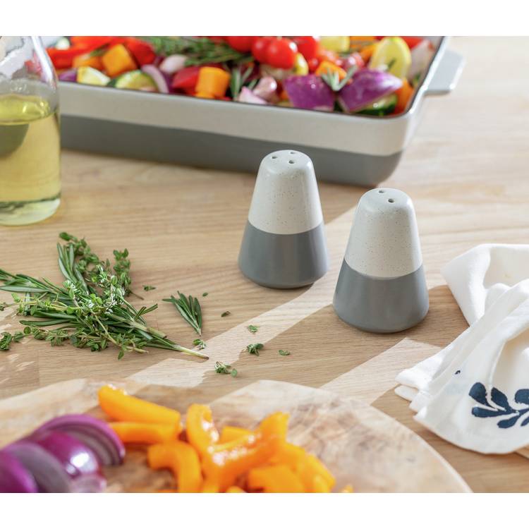 Habitat speckle salt and pepper shaker set - British product