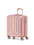 Flight Knight Cream 8-Wheel ABS Hard Case Cabin Suitcase 56x45x25cm