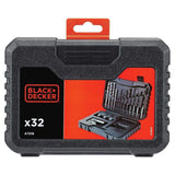Black+Decker drill bit set 32 piece, imported from the UK