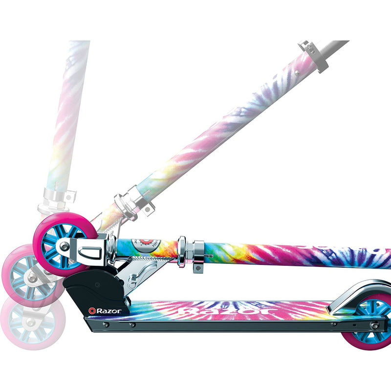 Razor A Kick Special Edition Tie-Dye kids scooter, imported from the UK