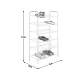 Argos Home Jorn 6 tier shoe rack white, imported from the UK