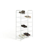 Argos Home Jorn 6 tier shoe rack white, imported from the UK