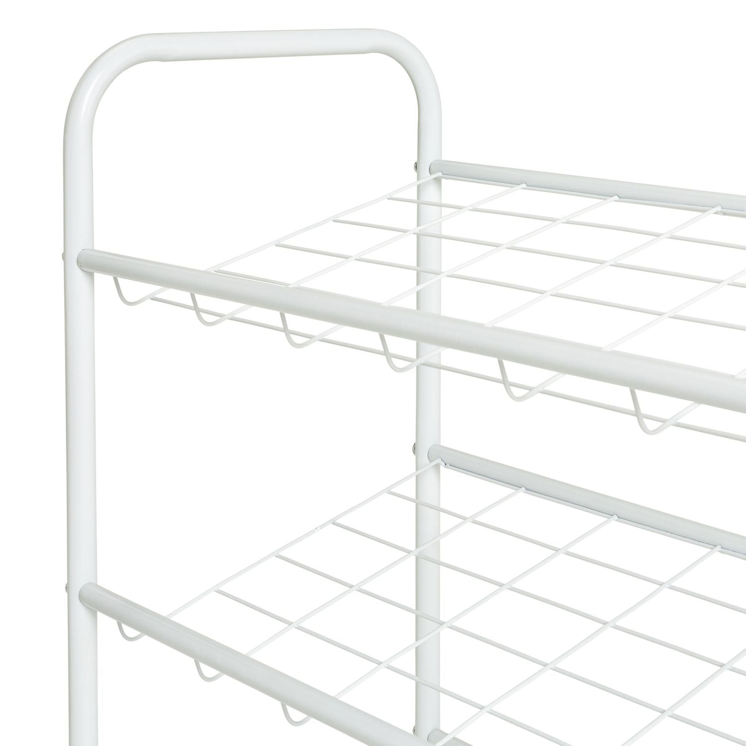 Argos Home Jorn 6 tier shoe rack white, imported from the UK