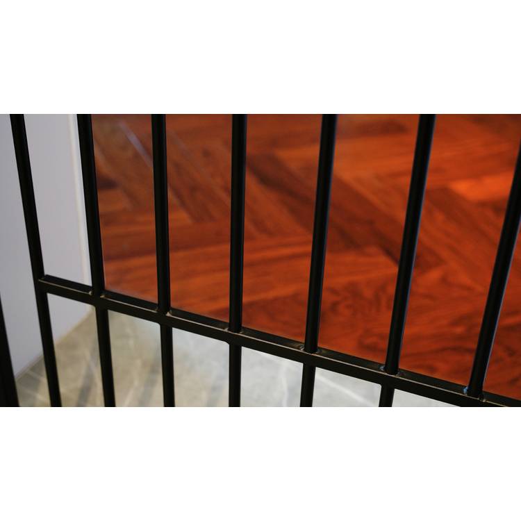 Extra tall pressure fit pet gate in black - British product