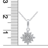 Revere 0.25ct diamond pendant necklace white gold - British product