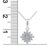 Revere 0.25ct diamond pendant necklace white gold - British product