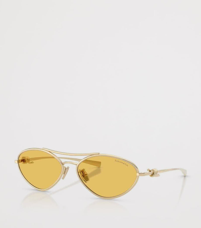 Tiffany & Co. TF3117 metal irregular sunglasses - British product