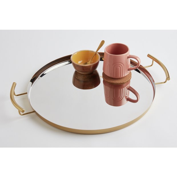 Habitat Mediterranean picnic metal tray (British brand)