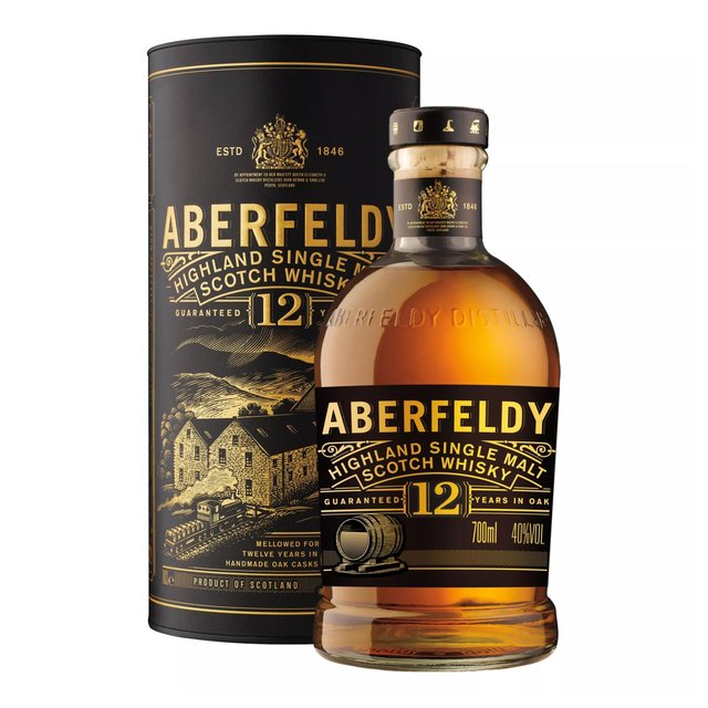 Aberfeldy 12 Year Old Highland Single Malt Scotch Whisky   70cl GOODS M&S   