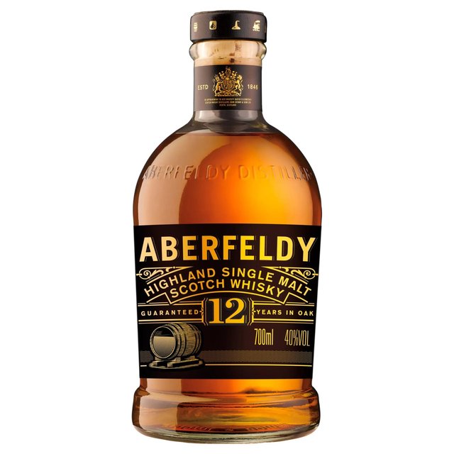 Aberfeldy 12 Year Old Highland Single Malt Scotch Whisky   70cl GOODS M&S   