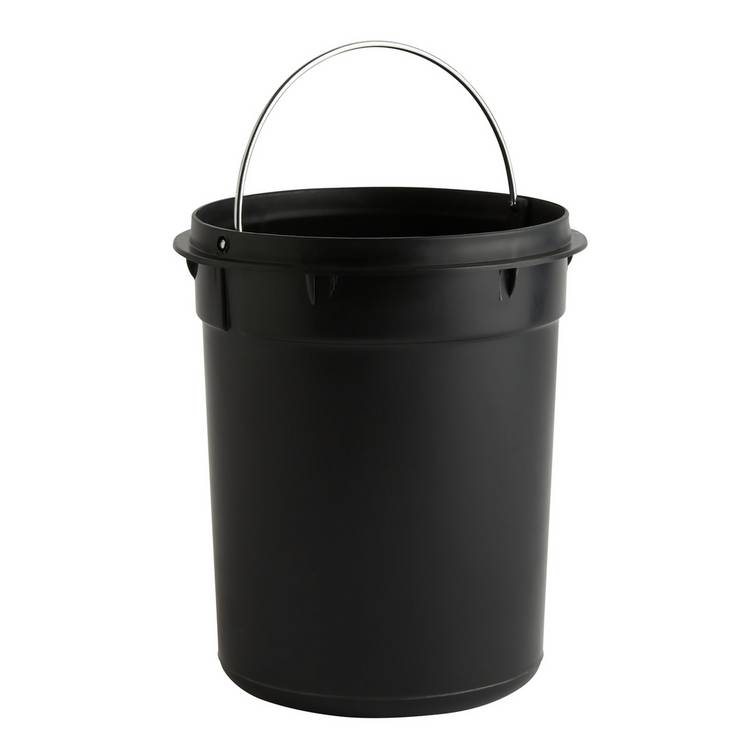 Habitat step bin matt white 3 litre - British product