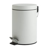 Habitat step bin matt white 3 litre - British product