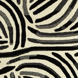Habitat Skandi Brush Marks black white cut pile rug 120x170cm - British product