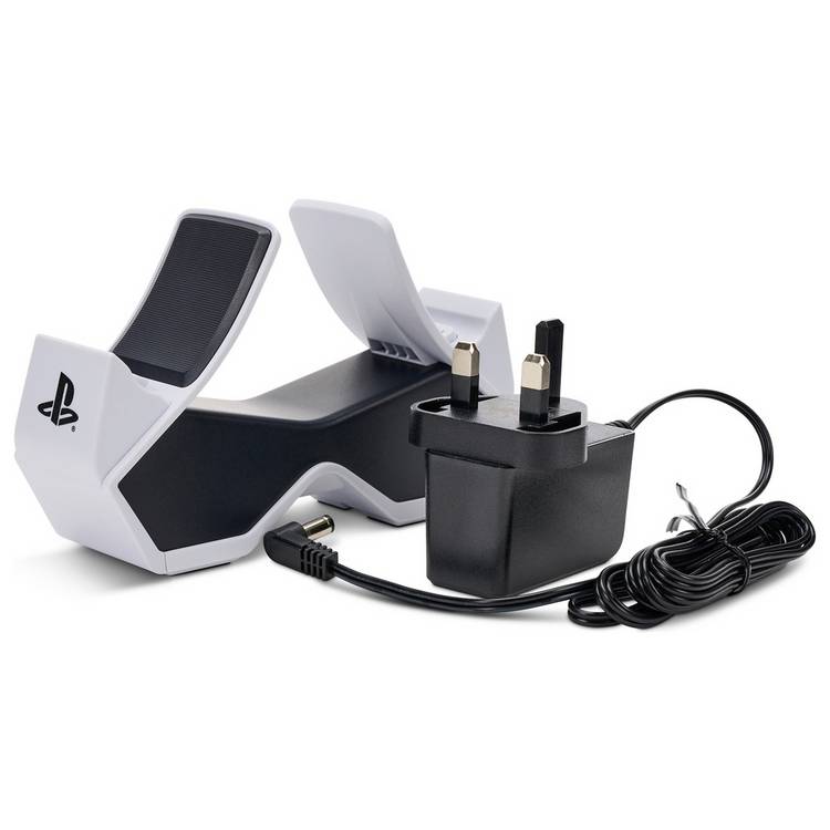 Officially licensed PS5 twin charging station for DualSense controllers (British brand)
